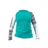 AKONA Women's Long Sleeve Rash Guard, Sun Shirt SPF50+, and Watersports Top. Snorkeling, Surfing, Paddling, Kayaking, Diving (Tiffany, Small) view 1