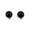 1-5 Pairs Pearl Clip on Earrings for Women Non Piercing Earrings Set Hypo-Allergenic Earrings (Black Clip-ons) view 1