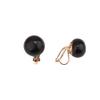 1-5 Pairs Pearl Clip on Earrings for Women Non Piercing Earrings Set Hypo-Allergenic Earrings (Black Clip-ons) view 2
