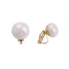 1-5 Pairs Pearl Clip on Earrings for Women Non Piercing Earrings Set Hypo-Allergenic Earrings (White Clip-ons) view 4