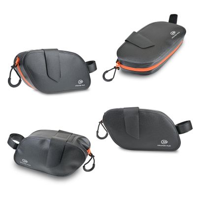Orange Mud Bike Seat Bag  Waterproof TPU Welded Triangle Frame Bag with YKK Zipper  Storage for Snacks, Phone, Gear & Essentials