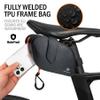 Orange Mud Bike Seat Bag  Waterproof TPU Welded Triangle Frame Bag with YKK Zipper  Storage for Snacks, Phone, Gear & Essentials view 2