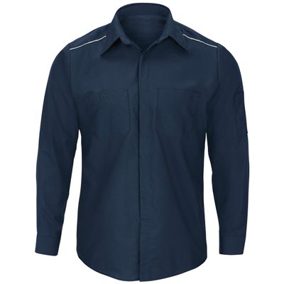 Red Kap mens Long Sleeve Pro Airflow Work Button Down Shirt, Navy, Small US