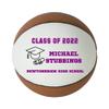 Personalized Custom Graduation 2024 Basketball Gift - Graduation Class of 2024 - Graduation Gift for Boy - Graduation Gift for Girl (Regulation Basketball, Puprle Text) view 3