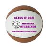 Personalized Custom Graduation 2024 Basketball Gift - Graduation Class of 2024 - Graduation Gift for Boy - Graduation Gift for Girl (Regulation Basketball, Puprle Text) view 4