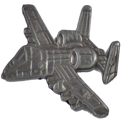 A-10 WARTHOG LAPEL PIN OR HAT PIN - Size 2 1/2" - VETERAN OWNED BUSINESS