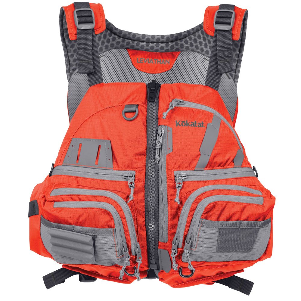 Kokatat Leviathan Fishing Kayak Lifejacket-Orange-M/L