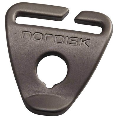 NORDISK 119066 Outdoor Camping Strap Hardware Aluminum, Helmet Slide, for 0.8 inch (20 mm), Set of 8