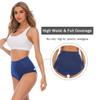 YaShaer Women's Briefs Underwear Cotton High Waist Tummy Control Panties Jacquard Ladies Panty 5 Pack Size 3XL view 4