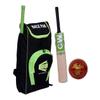 CW T20 Cricket Kit Adult Kashmir Willow Bat Backpack Bag 4Piece Leather Ball view 1