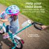 Schwinn Petunia Push Steer and Ride Kids Bike, Girls Beginner Bicycle, 12-Inch Wheels, with Training Wheels, Parent Push Handle, Streamers, Handlebar Bag, Water Bottle and Holder, Teal view 4