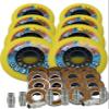 G GoodGear Outdoor Hockey 8 Wheels with 16 Bearings and 8 Spacers Asphalt (ABEC 11, 80mm) view 1