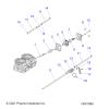 Genuine OEM Polaris Part 5267600 BRKT-RECOIL/PIPE view 2