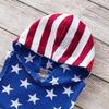 XFGLCK Toddler Kids Baby Boy 4th of July Shorts Outfits Sleeveless Stars Top+ Stripe Shorts Summer Clothes Set (4th of July Shorts Set, 6-12 Months) view 3