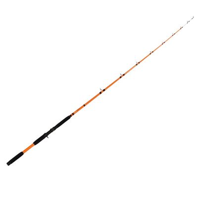 Catfish Pro Tournament Series Casting Rod - 7'6" One-Piece Rod with S-Glass, E-Glass & Carbon Graphite Construction, Super Grip, Glow Tip, Heavy-Duty Stainless-Steel Guides - Ideal for Big Catfishing