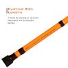 Catfish Pro Tournament Series Casting Rod - 7'6" One-Piece Rod with S-Glass, E-Glass & Carbon Graphite Construction, Super Grip, Glow Tip, Heavy-Duty Stainless-Steel Guides - Ideal for Big Catfishing view 2