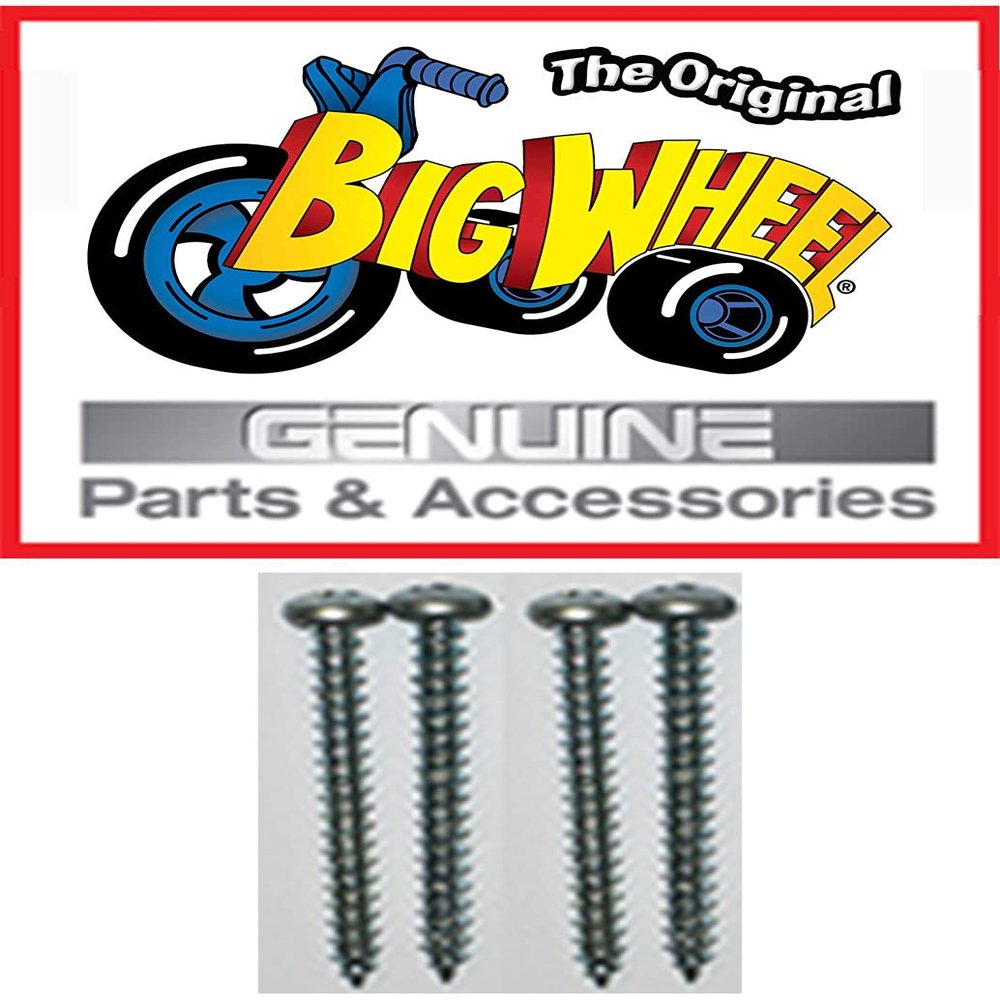 (4) Fork Screws for The Original 16" Big Wheel, Original Replacement Parts