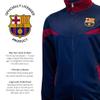 Icon Sports Officially Licensed FC Barcelona, Adult Bara Blue Soccer Track Jacket, Medium view 2