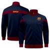 Icon Sports Officially Licensed FC Barcelona Soccer Track Jacket - Unisex Kids - FCB39TJ Navy YXL view 2
