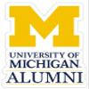 Michigan Wolverines 4-Inch Laser Cut Alumni Vinyl Decal Sticker Officially Licensed Collegiate Product view 1