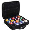 Aramith Bundle of 4 Items: Super Pro Billiard Pool Ball Set 2 1/4", Billiard Ball Cleaner 8.4 fl.oz. Bottle, Microfibre Cloth Ball Case view 1