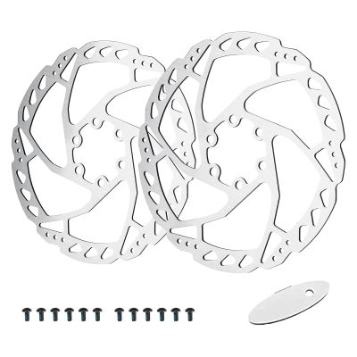 RUJOI Bike Disc Brake Rotor Kit,203mm Disc Brakes Rotors with 12 Bolts l.It fit in Many Brands of Disc Brake Caliper and Match for MTB,Road Bike,E-Bike,Perfect for Bike Disc Brake Kit Update