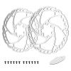 RUJOI Bike Disc Brake Rotor Kit,203mm Disc Brakes Rotors with 12 Bolts l.It fit in Many Brands of Disc Brake Caliper and Match for MTB,Road Bike,E-Bike,Perfect for Bike Disc Brake Kit Update view 1