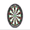 HAN'S DELTA Professional Bristle Dartboard Cabinet Set, Metal Corner Reinforcement, Regulation Steel Tip Dartboard, Includes 6 Steel Tip Darts and Scoreboards (Louis) view 2