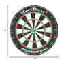 HAN'S DELTA Professional Bristle Dartboard Cabinet Set, Metal Corner Reinforcement, Regulation Steel Tip Dartboard, Includes 6 Steel Tip Darts and Scoreboards (Louis) view 3