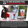 BleedZone Pro Brake Bleed Kit for Shimano Brakes, Bike Hydraulic Brake Kit with 120ml Mineral Oil and Syringe - Fits with Shimano Bike, Mountain Bike Brake Bleed Kit, Bicycle Brake Bleed Kit view 3