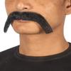 HPO Adult Men's Horseshoe FDR Mustache | Black Color | Novelty False Facial Hair | Costume Accessory for Adults view 2