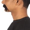 HPO Adult Men's Horseshoe FDR Mustache | Black Color | Novelty False Facial Hair | Costume Accessory for Adults view 4