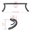 BNVB Road Bike Drop Bar Aluminum Alloy Fixed Gear Bike Bent Bar, Road Bicycle Bent Handlebar 25.4mm Clamp Diameter (400mm). view 4