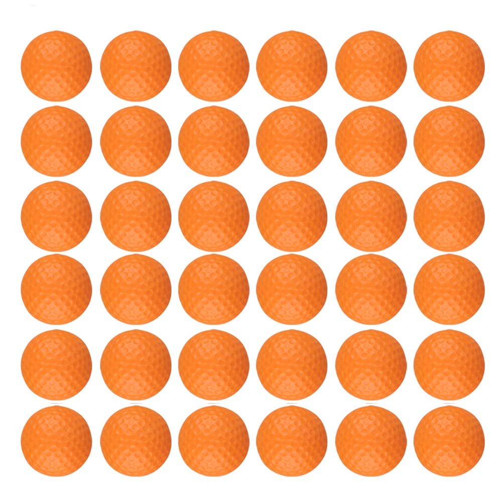 Dsmile Orange Foam Golf Practice Balls 36 Pack Light Soft Elastic Training Multifunction Sport Balls