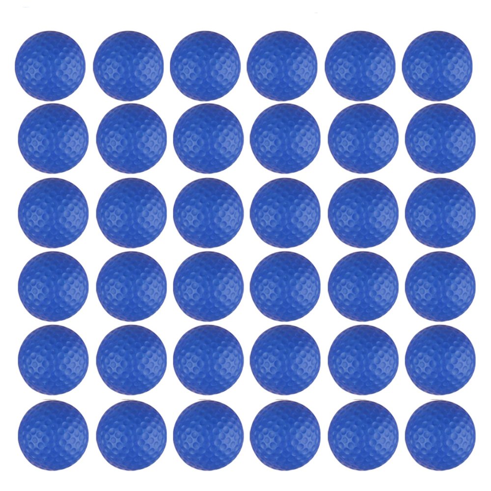 Dsmile Blue Foam Golf Practice Balls 36 Pack Light Soft Elastic Training Multifunction Sport Balls