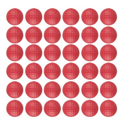 Dsmile Red Foam Golf Practice Balls 36 Pack Light Soft Elastic Training Multifunction Sport Balls
