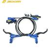 Zoom Hydraulic Disc Brakes Mountain Bike Sets MTB Front & Rear Set with Floating Disc Rotor 160mm & Color Bolts (Blue) view 2