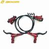 Zoom Hydraulic Disc Brakes Mountain Bike Sets MTB Front & Rear Set with Floating Disc Rotor 160mm & Color Bolts (Red) view 2