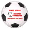 Personalized Custom Graduation 2024 Soccer Ball Gift - Graduation Class of 2024 - Graduation Gift for Boy - Graduation Gift for Girl (Regulation Soccer Ball, Red Text) view 4