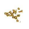 Zoom Hydraulic Disc Brakes Mountain Bike Sets MTB Front & Rear Set with Floating Disc Rotor 160mm & Color Bolts (Gold) view 3