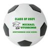 Personalized Custom Graduation 2024 Soccer Ball Gift - Graduation Class of 2024 - Graduation Gift for Boy - Graduation Gift for Girl (Regulation Soccer Ball, Green Text) view 1