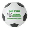 Personalized Custom Graduation 2024 Soccer Ball Gift - Graduation Class of 2024 - Graduation Gift for Boy - Graduation Gift for Girl (Regulation Soccer Ball, Green Text) view 3