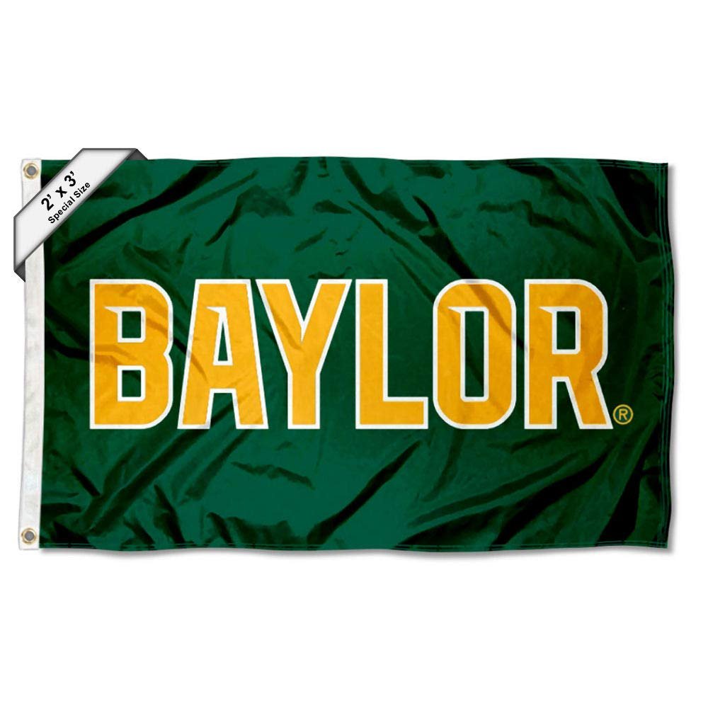 Baylor Bears Wordmark Small 2x3 Foot Flag