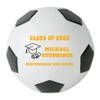 Personalized Custom Graduation 2024 Soccer Ball Gift - Graduation Class of 2024 - Graduation Gift for Boy - Graduation Gift for Girl (Regulation Soccer Ball, Orange Text) view 3