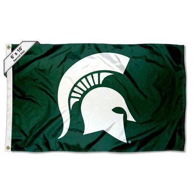 Michigan State Spartans 6x10 Feet Spartan Head Large Flag