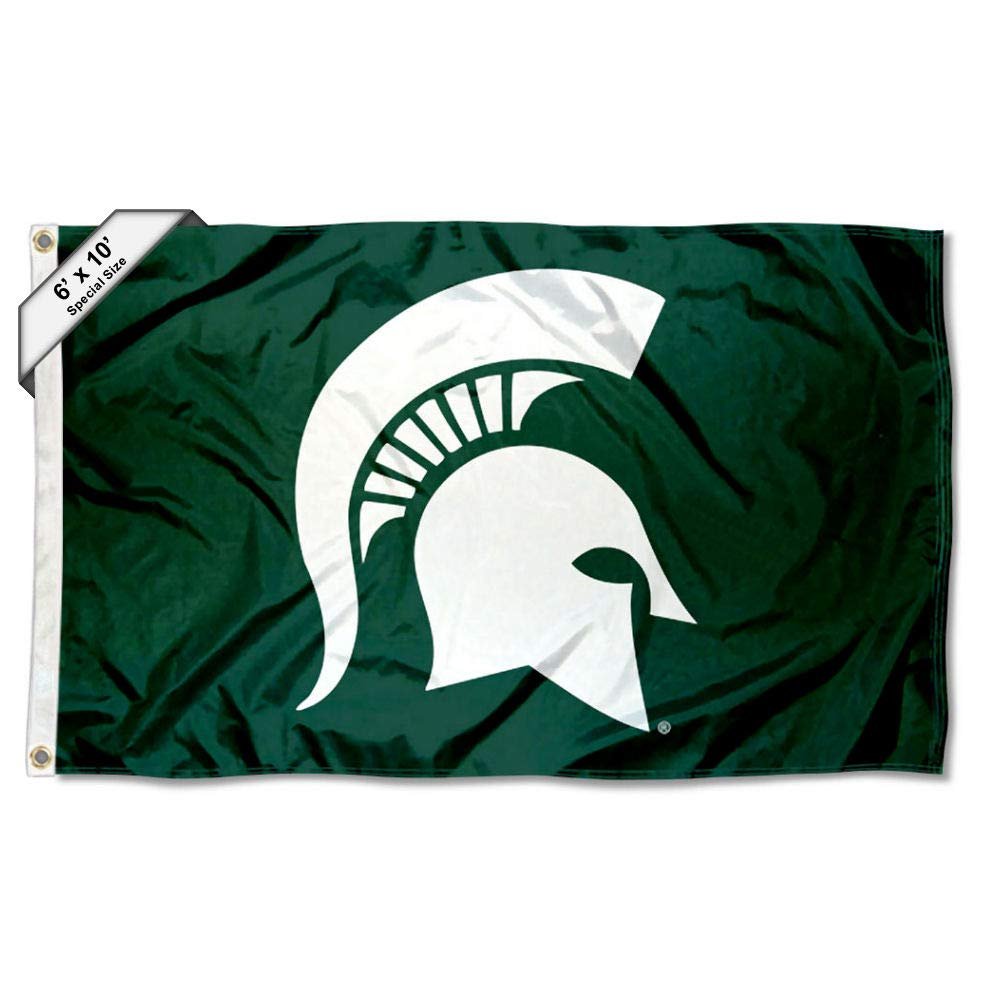 Michigan State Spartans 6x10 Feet Spartan Head Large Flag