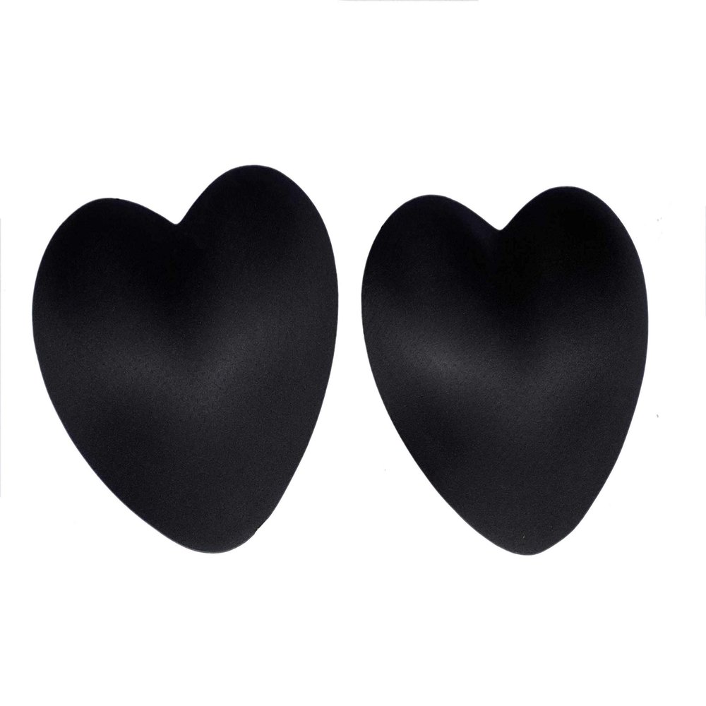 Sponge Padded Women Butt Hip Up Padded Enhancer Crossdressing Foam Hip Pads (L, A Pair Black)