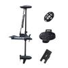 AQUOS Haswing Black Cayman 24V 80lbs 54inch Bow Mount Electric Trolling Motor with Remote, Wireless Foot Control/Quick Release Bracket for Bass Fishing Boats Freshwater and Saltwater Use view 1