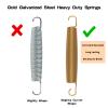 Blanketown Trampoline Springs 6.5 inch with Free T-Hook, Replacement Trampoline Springs, High Tensile, Durable Strength, Weather Resistant Commercial Size Springs,Trampoline Accessories 20 Pack view 2