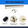 GSE Games & Sports Expert 2-Piece Pool Cue Stick with Brass Metal Screw-on Billiard Bridge Head, Billiard Accessory for Pool Table view 2
